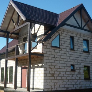 Загородный дом из газоблока